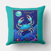 Cancer the Crab Zodiac Sign クッション (裏面)