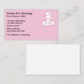 Cancer Theme Oncologist Business Cards 名刺 (正面/裏面)