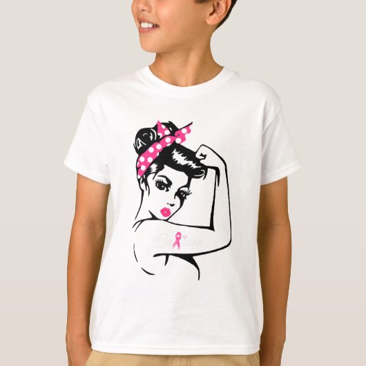 Cancer Warrior認識度Teeのサポ信じート Tシャツ (正面)