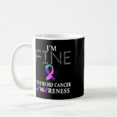Cancer Warrior 素晴らし I コーヒーマグカップ (左)