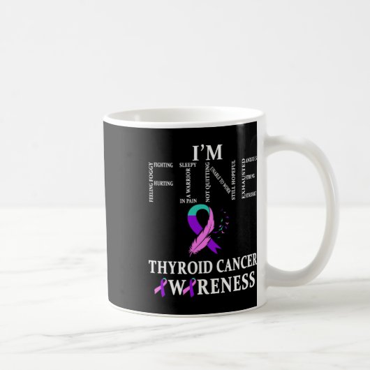 Cancer Warrior 素晴らし I コーヒーマグカップ (右)