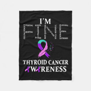 Cancer Warrior 素晴らし I フリースブランケット