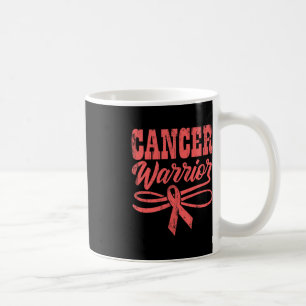 CANCER WARRIOR World Cancer Day Gift Pink Ribbon 1 コーヒーマグカップ