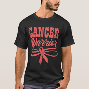 CANCER WARRIOR World Cancer Day Gift Pink Ribbon 1 Tシャツ