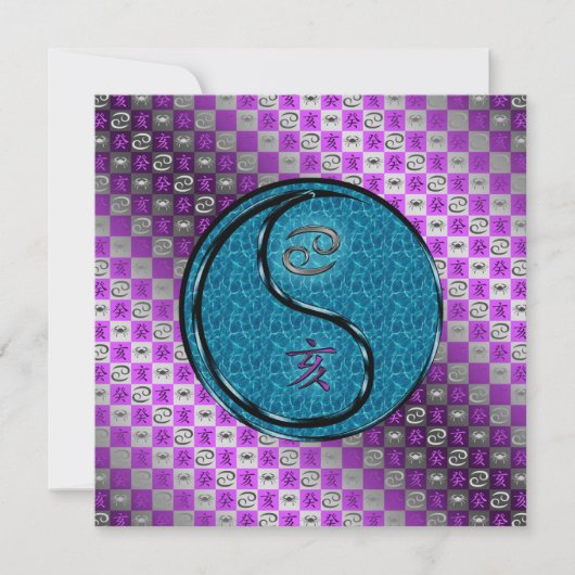 Cancer & Water Boar カード (正面)