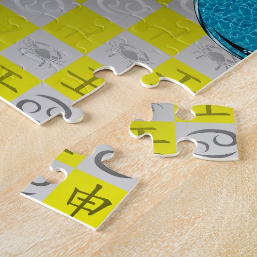 Cancer & Water Monkey ジグソーパズル (側面)