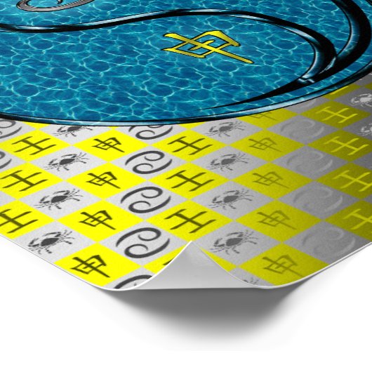 Cancer & Water Monkey ポスター (角)