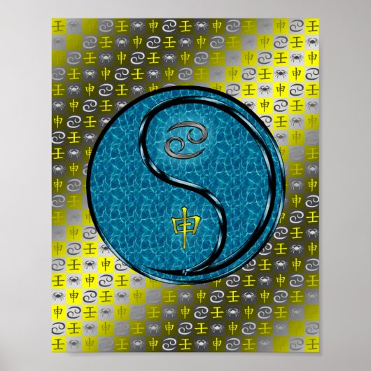 Cancer & Water Monkey ポスター (正面)