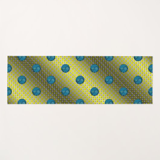 Cancer & Water Monkey ヨガマット (正面(横))