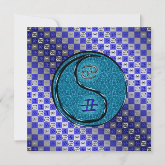 Cancer & Water Ox カード (正面)