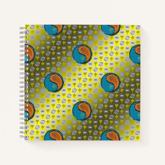 Cancer & Wood Monkey ノートブック (正面)