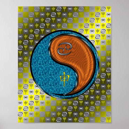 Cancer & Wood Monkey ポスター (正面)