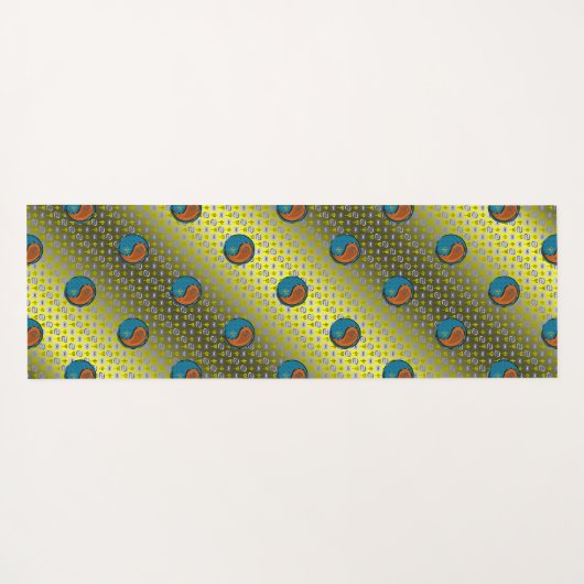 Cancer & Wood Monkey ヨガマット (裏面(横))