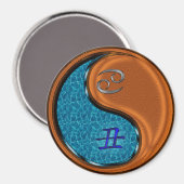 Cancer & Wood Ox マグネット (正面/裏面)