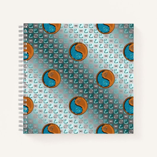 Cancer & Wood Snake ノートブック (正面)