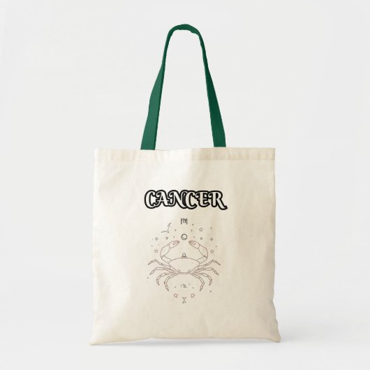 cancer zodiac トートバッグ (正面)