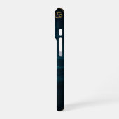 Cancer Zodiac Art – Moonlit Crab and Ocean iPhoneケース (左側面)