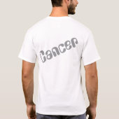 Cancer Zodiac Gold Symbol Astrology Gift for Cance Tシャツ (裏面)