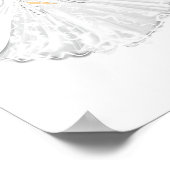 Cancer Zodiac Illustration – Hand Drawn ポスター (角)