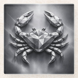 cancer zodiac sign ガラスコースター