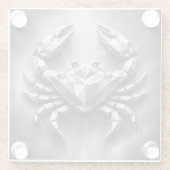 cancer zodiac sign ガラスコースター (裏面)