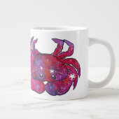 Cancer Zodiac Sign ジャンボコーヒーマグカップ (右)