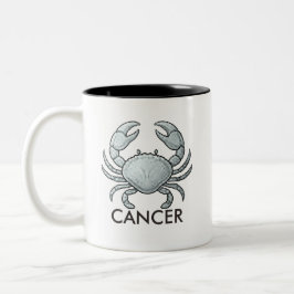 Cancer Zodiac Sign Astrology Birthday Coffee Mug ツートーンマグカップ