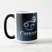 Cancer Zodiac Sign Glyph Moon Morphing Mug モーフィングマグカップ (左)