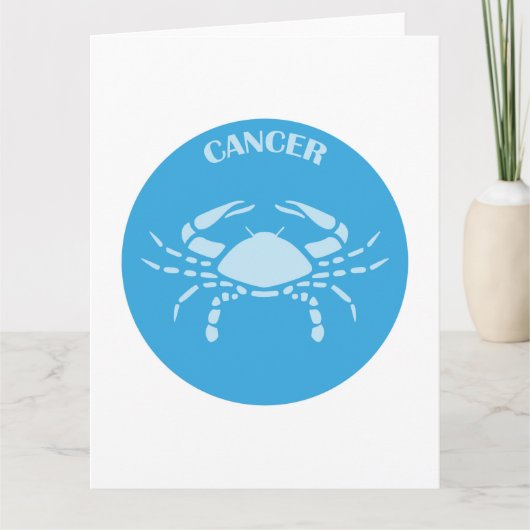 Cancer, Zodiac Sign, Horoscope, Astrology カード (正面)
