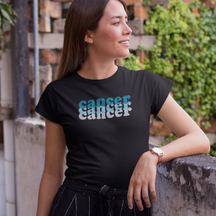 Cancer Zodiac Sign   Silver Power Color Tシャツ