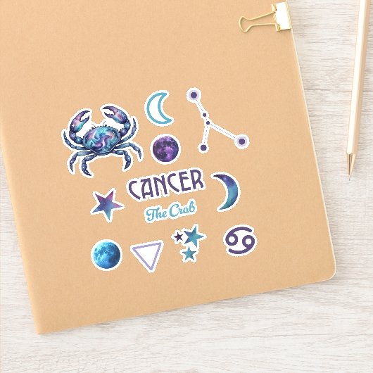 Cancer Zodiac Sticker Collection シール (ノートブック)