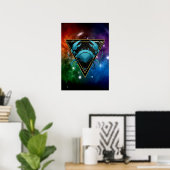 Cancer Zodiaque Cadeau Astrologie ポスター (ホームオフィス)