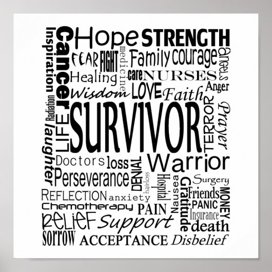 CancerWord ポスター (正面)