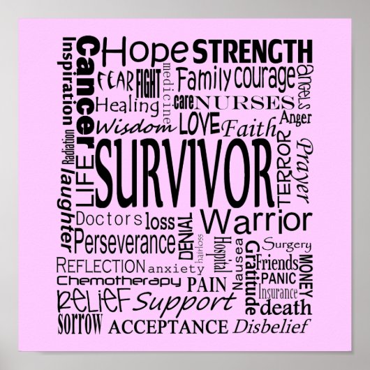 CancerWord ポスター (正面)