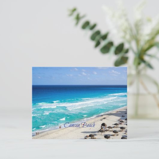 Cancun Beach, Mexico ポストカード (スタンド正面)