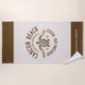 Cancun Beach Mexico | Paradise Mexican Beach ビーチタオル (正面)