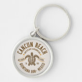 Cancun Beach Mexico | Paradise Mexican Caribbean キーホルダー (正面)