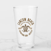 Cancun Beach Mexico | Paradise Mexican Caribbean タンブラーグラス (正面)