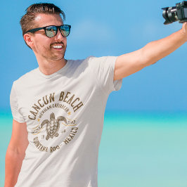 Cancun Beach Mexico | Paradise Mexican Caribbean トライブレンドＴシャツ