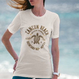 Cancun Beach Mexico | Paradise Mexican Caribbean トライブレンドＴシャツ
