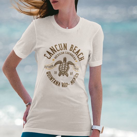 Cancun Beach Mexico | Paradise Mexican Caribbean トライブレンドＴシャツ