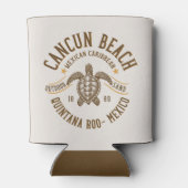 Cancun Beach Mexico | Paradise Mexican Caribbean 缶クーラー (裏面)