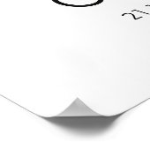 Cancun Beach Watercolor Print, Palm Trees and Pier ポスター (角)