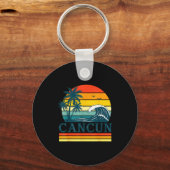 Cancun Holiday Christmas Trip Vacation Matching  キーホルダー (正面)
