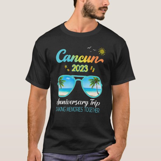 Cancun Mexico Family Trip 2023 Outfit_16 Tシャツ (正面)