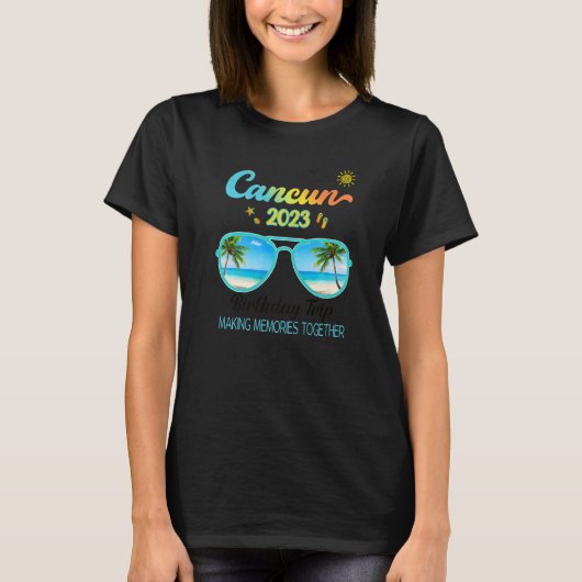 Cancun Mexico Family Trip 2023 Outfit Premium_7 Tシャツ (正面)