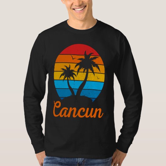 Cancun Mexico Family Vacation Beach Tropical Tシャツ (正面)