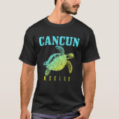 Cancun Mexico Sea Turtle Beach Scuba Diving Diver  Tシャツ (正面)