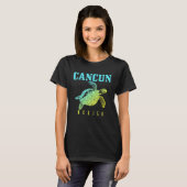 Cancun Mexico Sea Turtle Beach Scuba Diving Diver Tシャツ (正面フル)