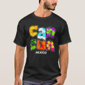 Cancun Mexico Souvenir Gift Spring Break Summer Va Tシャツ (正面)